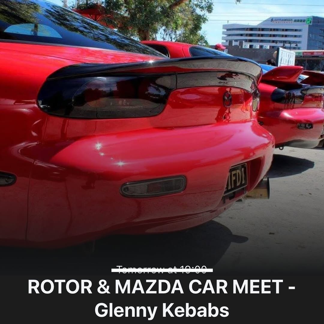 Rotor & Mazda Car Meet — JDM car meet in Melbourne, VIC on Wednesday 4 March 2026