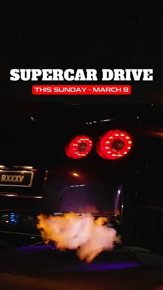 Supercar Drive — Exotic car meet in Perth, WA on Sunday 8 March 2026