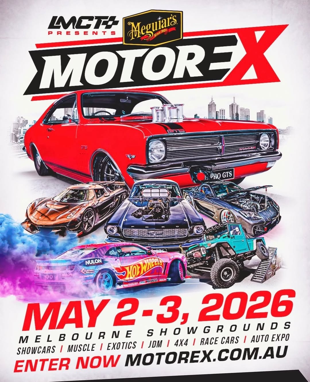Meguiar's MotorEx — Muscle/Exotic spectator event in Melbourne, VIC on Saturday 2 May 2026