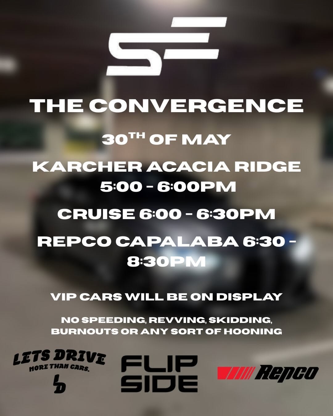 The Convergence — car meet in Brisbane, QLD on Saturday 30 May 2026