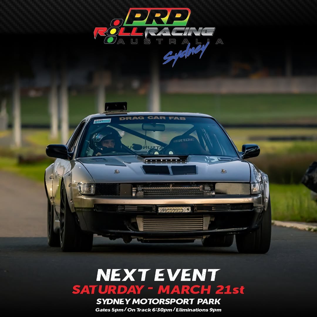 PRP Roll Racing Sydney — JDM/Muscle track day in Sydney, NSW on Saturday 21 March 2026