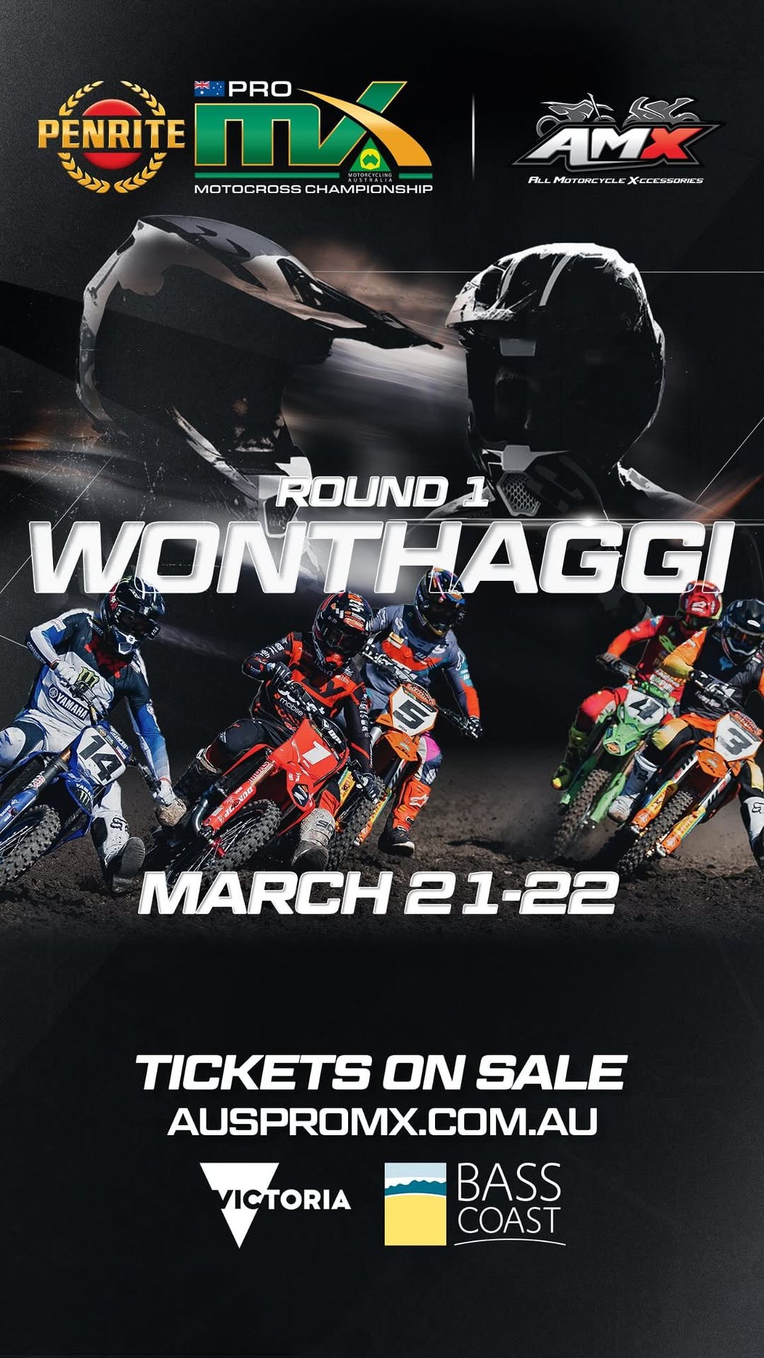 ProMX Australian Motocross Championship - Round 1 — spectator event in Melbourne, VIC on Saturday 21 March 2026