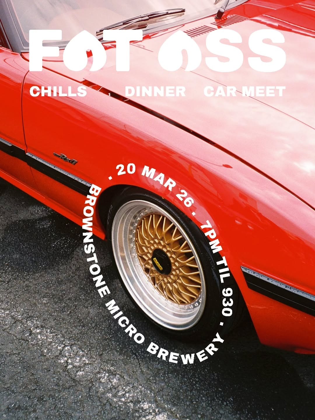 Fat Ass Chills Dinner Car Meet — JDM car meet in Melbourne, VIC on Friday 20 March 2026