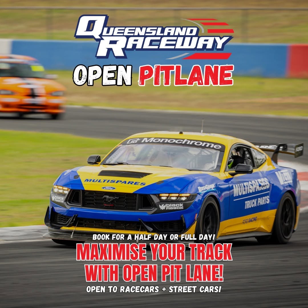 Open Pitlane — track day in Brisbane, QLD on Wednesday 11 March 2026