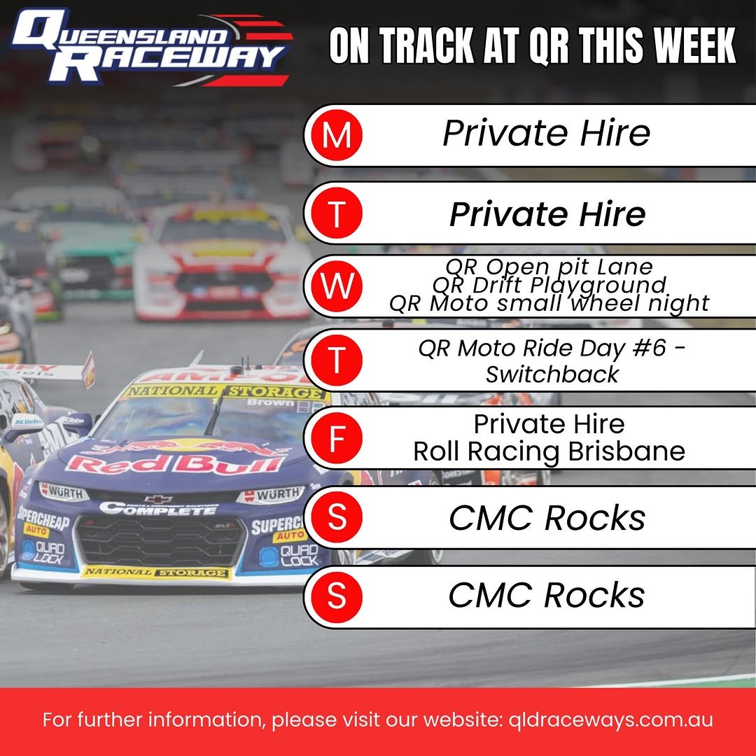 Roll Racing Brisbane — track day in Brisbane, QLD on Friday 13 March 2026