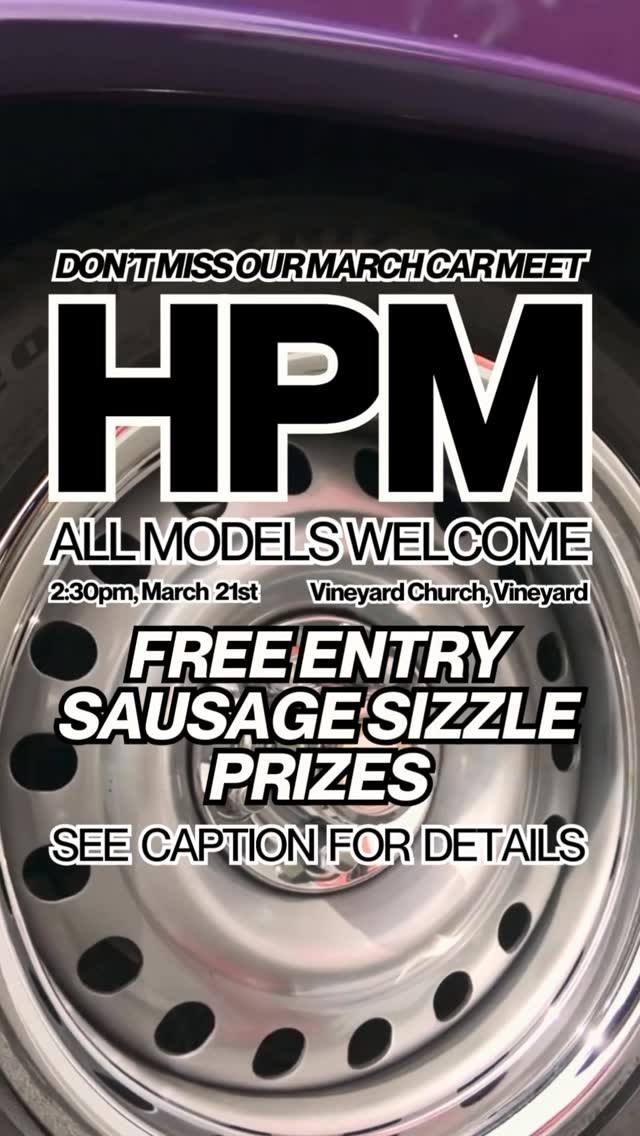 Hairpin Motorsport March Car Meet — car meet in Sydney, NSW on Saturday 21 March 2026