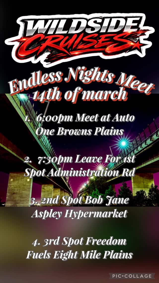 Endless Nights Meet — car meet in Brisbane, QLD on Saturday 14 March 2026