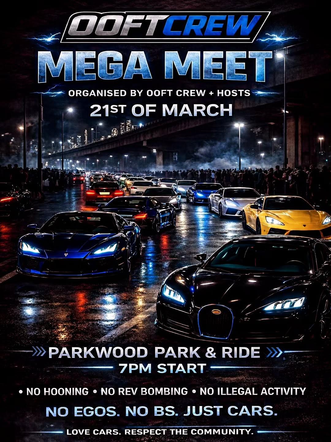 OOFTCREW MEGA MEET — car meet in Brisbane, QLD on Saturday 21 March 2026