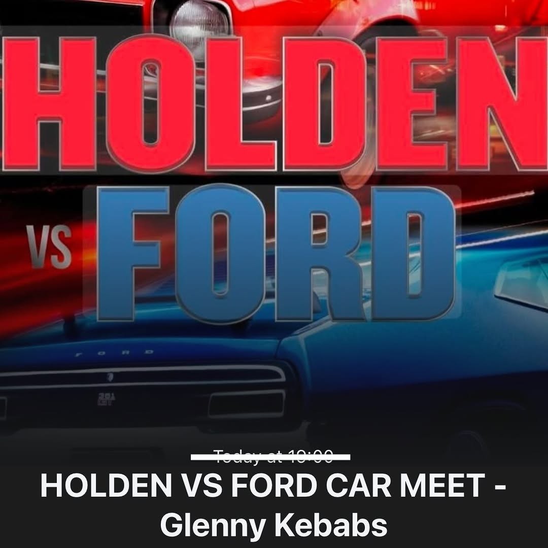 Holden vs Ford Car Meet — Muscle car meet in Melbourne, VIC on Wednesday 11 March 2026
