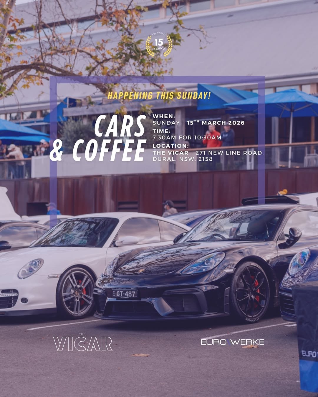 Eurowerke Cars & Coffee — Euro car meet in Sydney, NSW on Sunday 15 March 2026