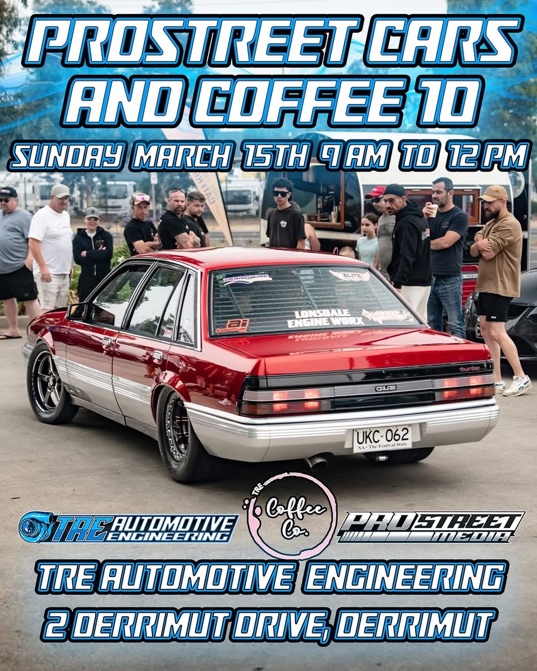 Prostreet Cars and Coffee 10 — JDM/Muscle car meet in Melbourne, VIC on Sunday 15 March 2026