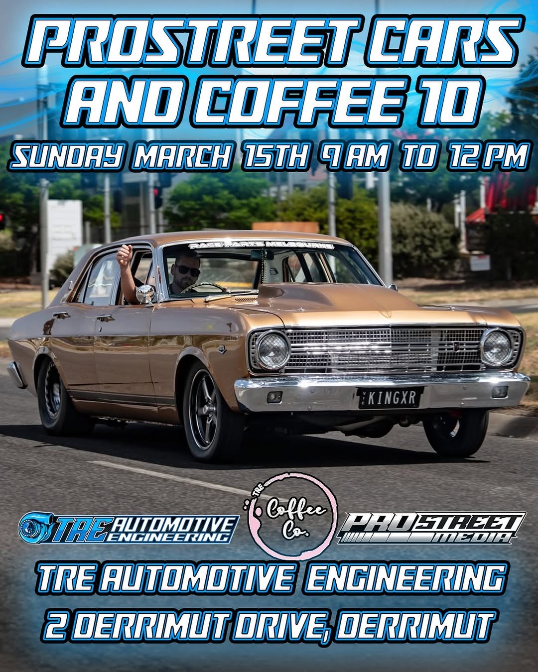 Prostreet Cars and Coffee 10 — Muscle/JDM car meet in Melbourne, VIC on Sunday 15 March 2026