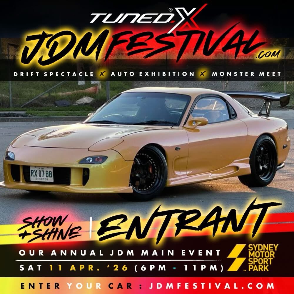Tuned JDM Festival — JDM spectator event in Sydney, NSW on Saturday 11 April 2026