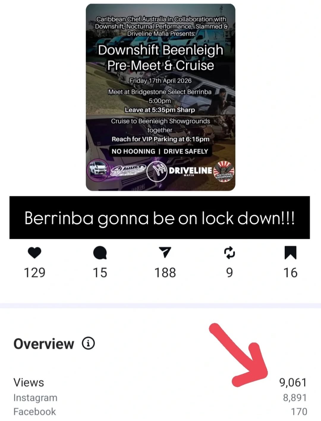 Downshift Beenleigh Pre-Meet & Cruise — JDM/Stance car meet in Brisbane, QLD on Friday 17 April 2026