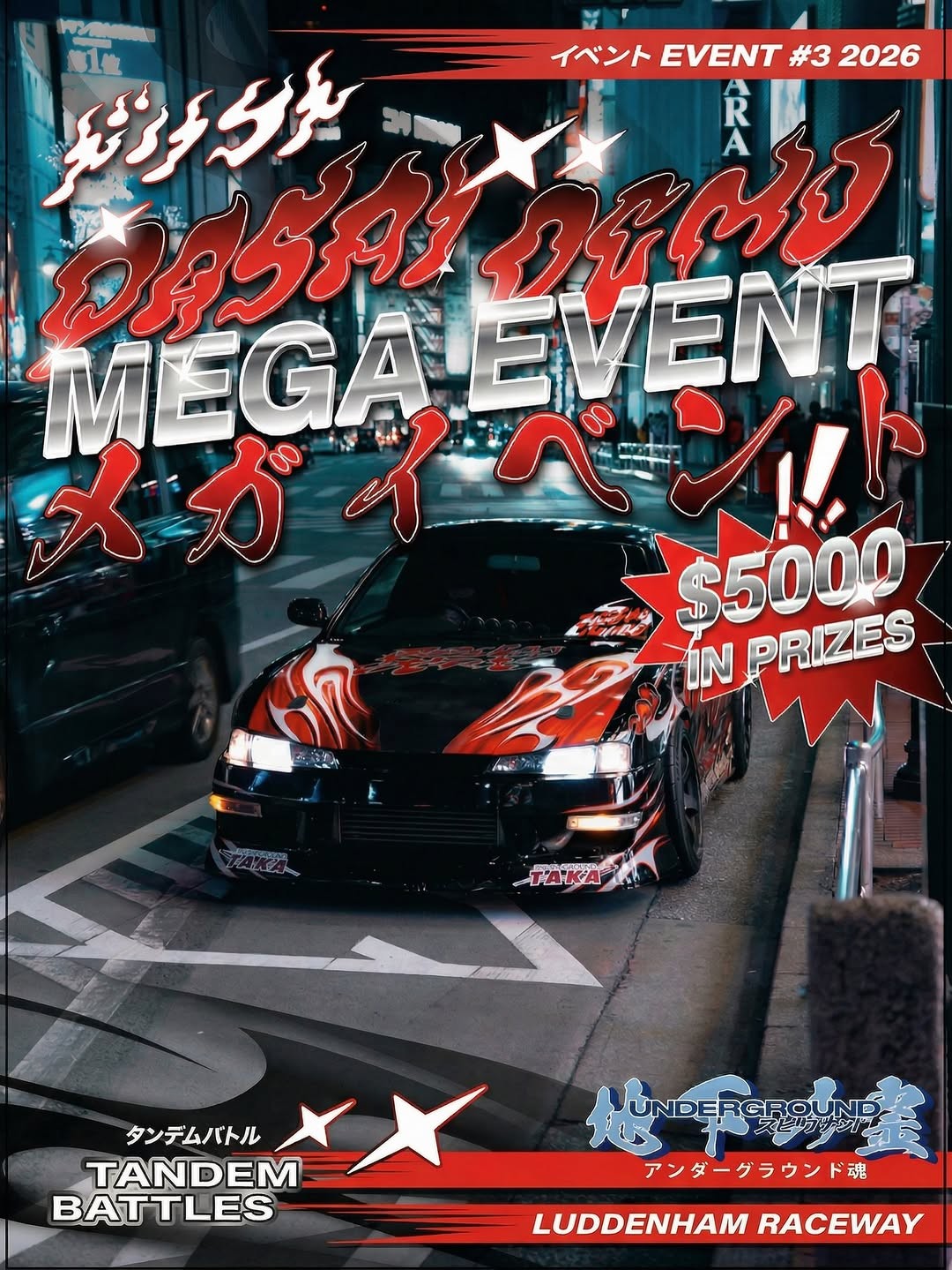 DASAI DEMO 03 — JDM/Stance spectator event in Sydney, NSW on Saturday 2 May 2026