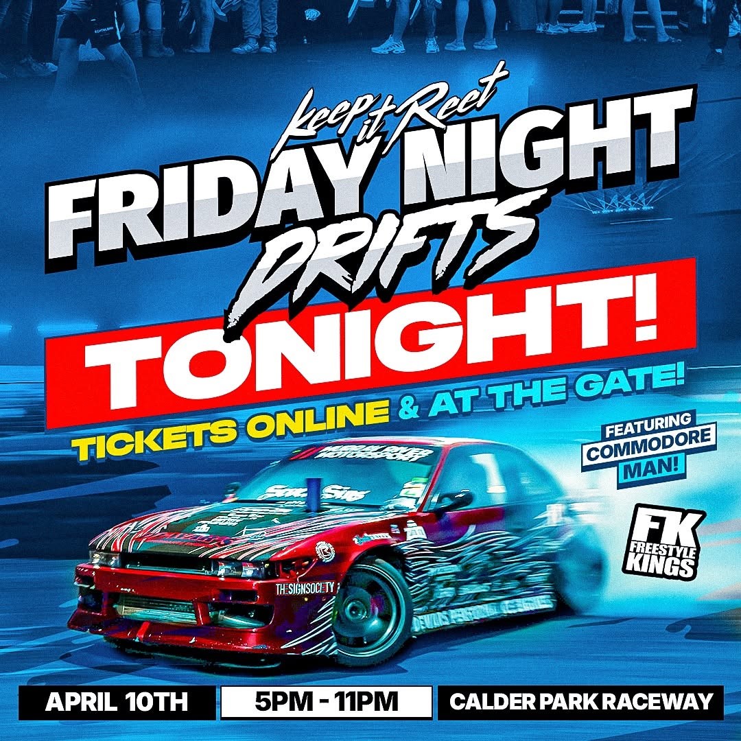 Friday Night Drifts — JDM/Muscle track day in Melbourne, VIC on Friday 10 April 2026