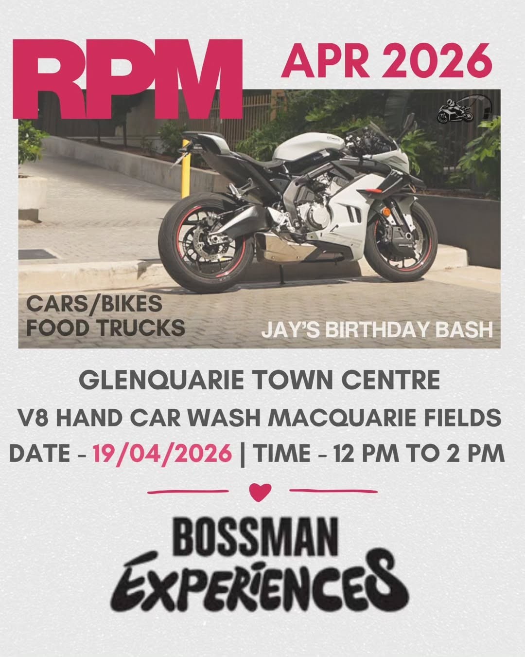 RPM APR 2026 — car meet in Sydney, NSW on Sunday 19 April 2026