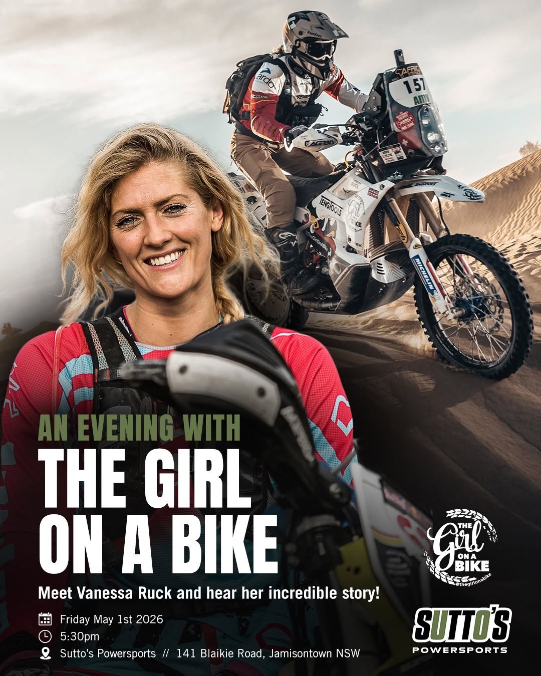 An Evening with The Girl on a Bike — car meet in Sydney, NSW on Friday 1 May 2026