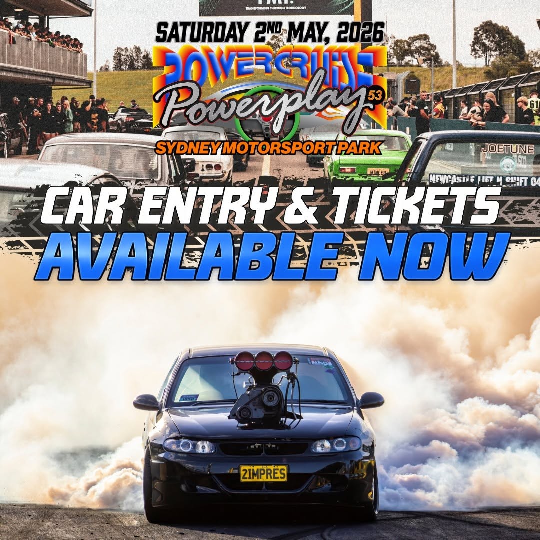 Powercruise Powerplay 53 — Muscle spectator event in Sydney, NSW on Saturday 2 May 2026