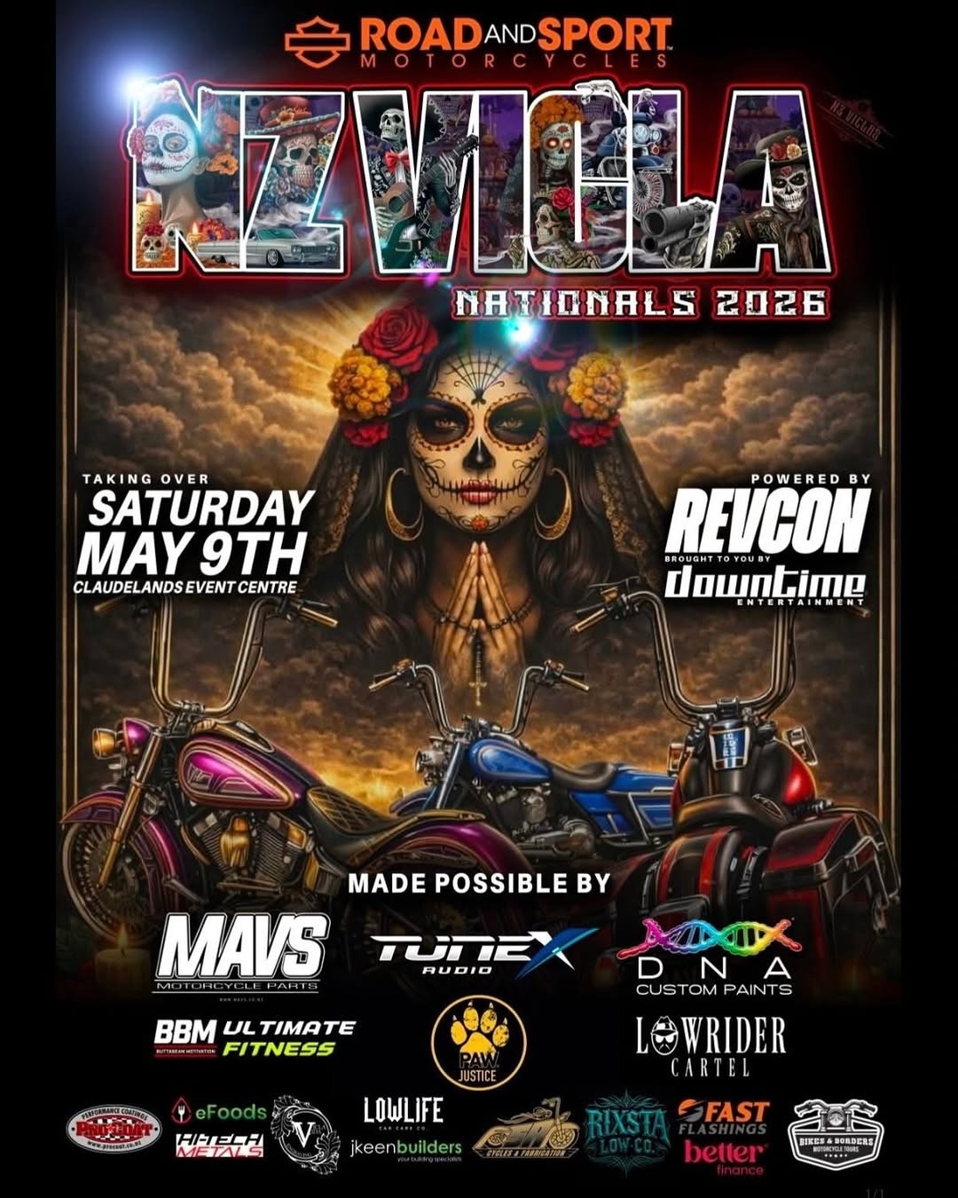 NZ Vicla Nationals 2026 — Stance/Classic spectator event in International on Saturday 9 May 2026