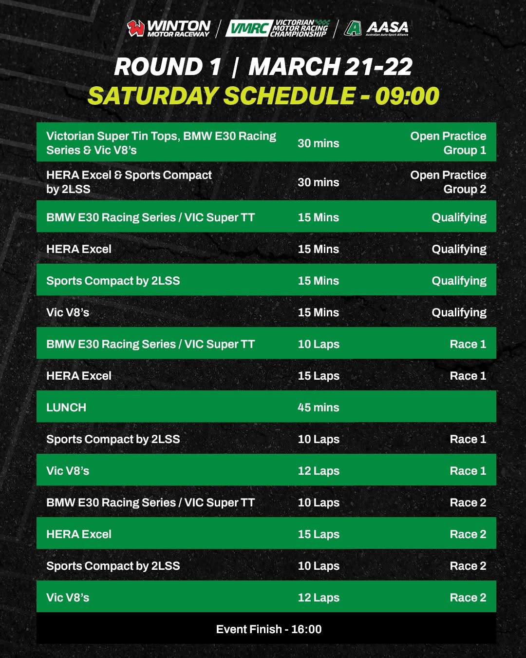 VMRC Round 1 — Muscle/Euro spectator event in Melbourne, VIC on Saturday 21 March 2026