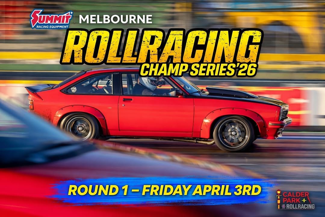 Summit Melbourne RollRacing Champ Series '26 - Round 1 — Muscle track day in Melbourne, VIC on Friday 3 April 2026