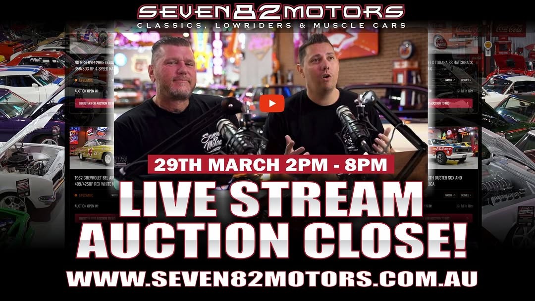 Seven82Motors March Auction Open Days — 4x4/Classic car meet in Gold Coast, QLD on Friday 27 March 2026