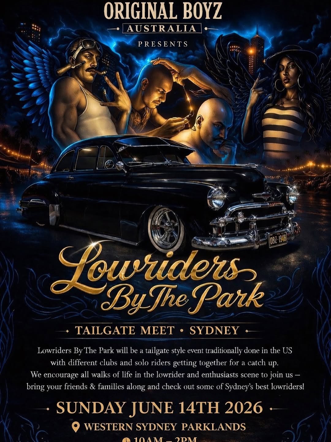 Lowriders By The Park flyer — NSW