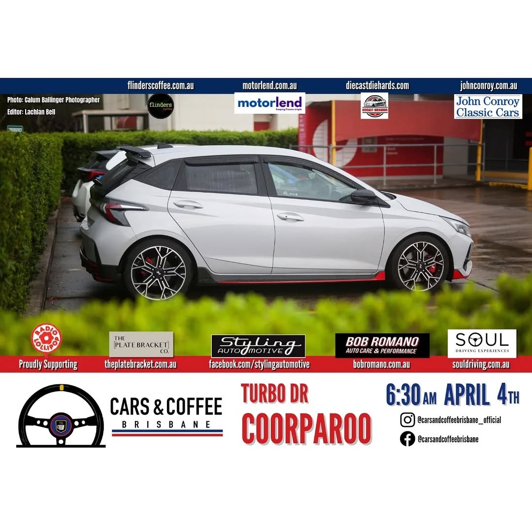 Cars & Coffee Brisbane Coorparoo — car meet in Brisbane, QLD on Saturday 4 April 2026