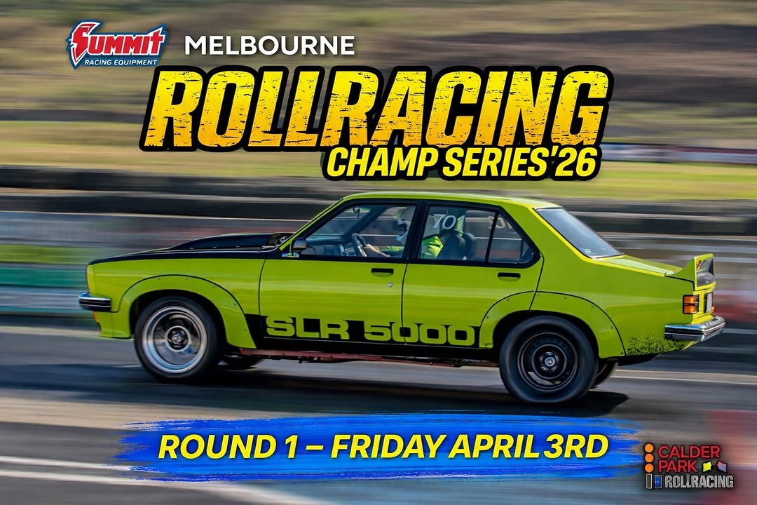 Melbourne RollRacing Champ Series '26 - Round 1 — Muscle track day in Melbourne, VIC on Friday 3 April 2026