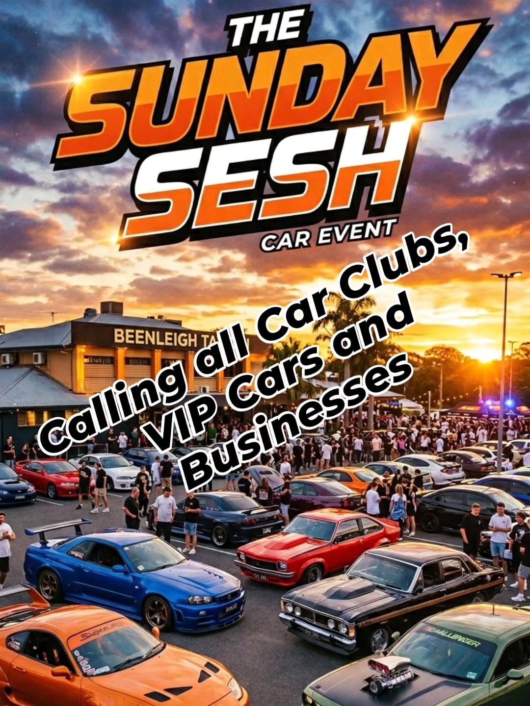 The Sunday Sesh — Muscle/Stance car meet in Brisbane, QLD on Sunday 26 April 2026