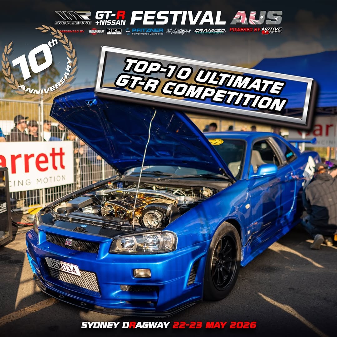 GT-R Festival AUS — JDM spectator event in Sydney, NSW on Friday 22 May 2026