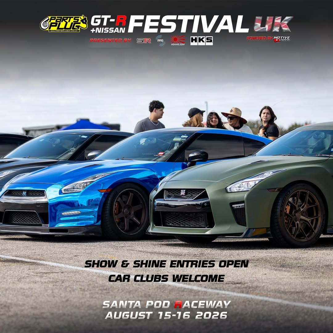 GT-R Festival UK — JDM spectator event in International on Saturday 15 August 2026