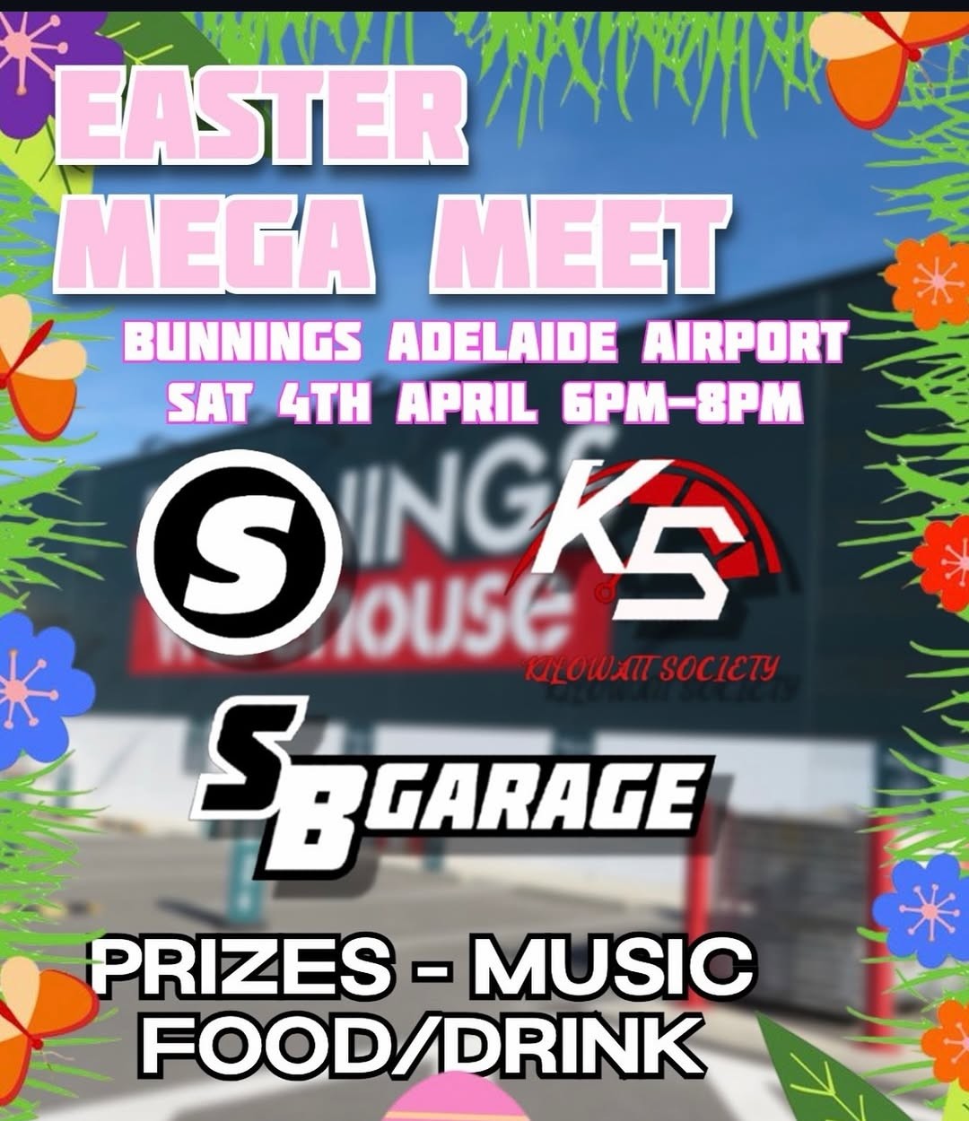 Easter Mega Meet — JDM car meet in Adelaide, SA on Saturday 4 April 2026