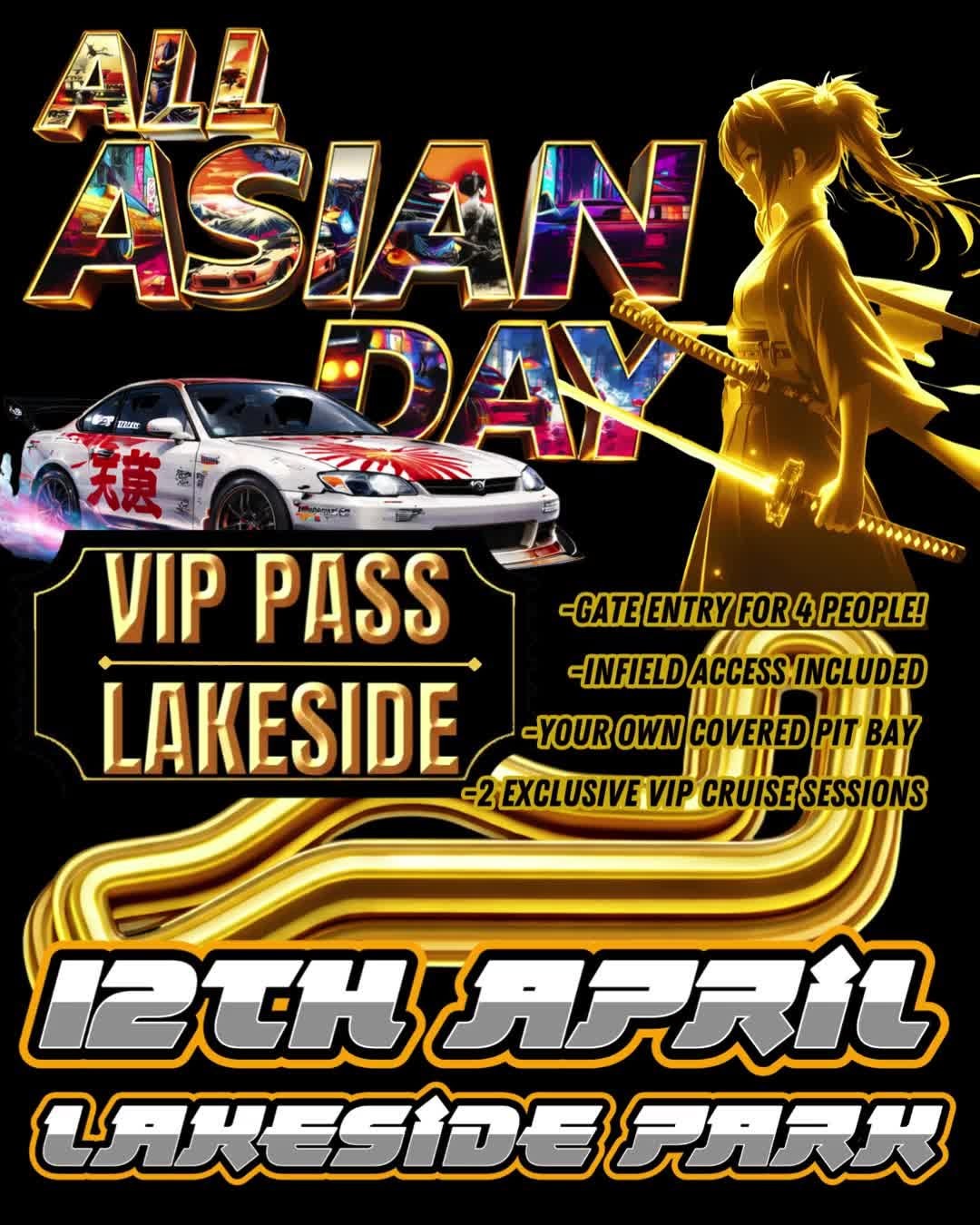 All Asian Day — JDM track day in Brisbane, QLD on Sunday 12 April 2026