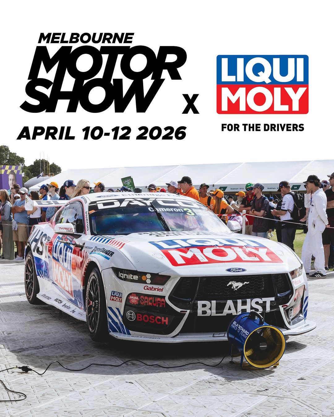 Melbourne Motor Show 2026 — spectator event in Melbourne, VIC on Friday 10 April 2026