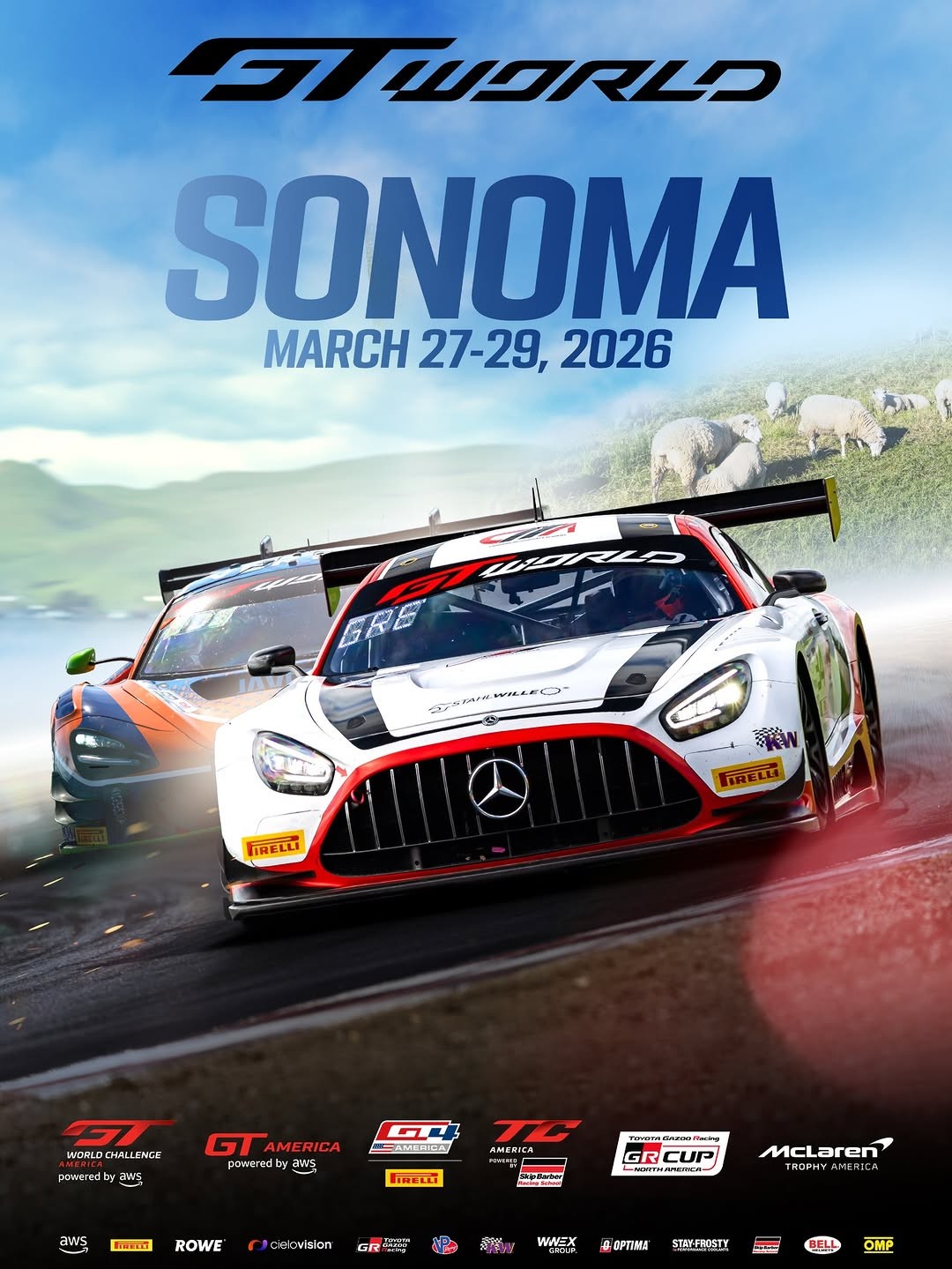 GT World Sonoma — Euro/Exotic spectator event in International on Friday 27 March 2026