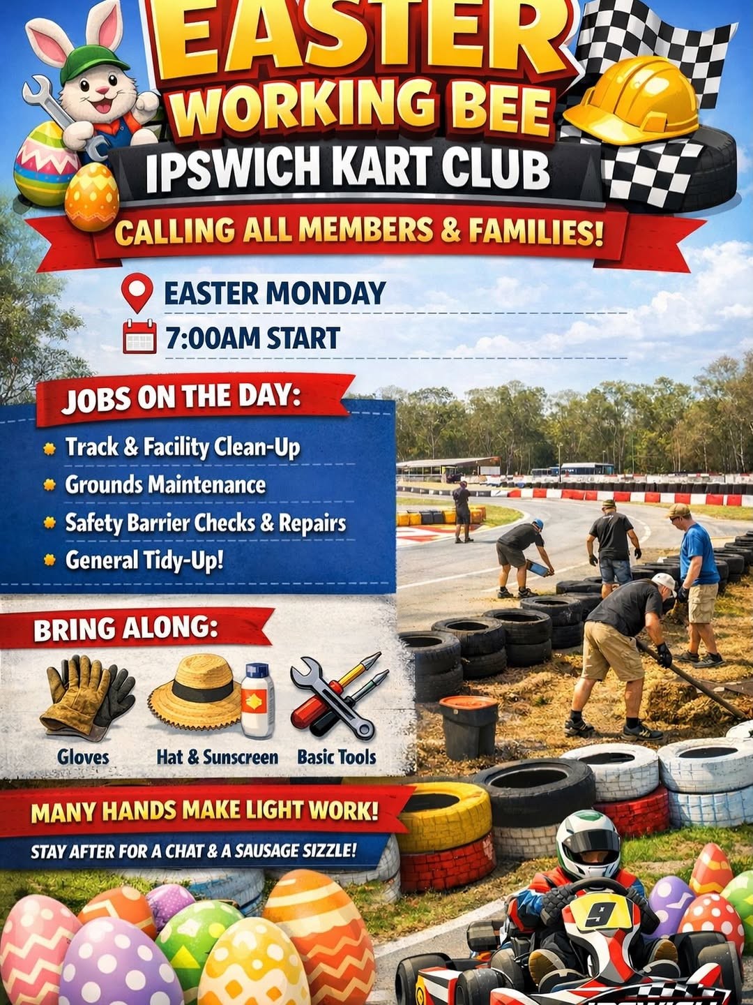 Easter Working Bee — car meet in Brisbane, QLD on Monday 6 April 2026
