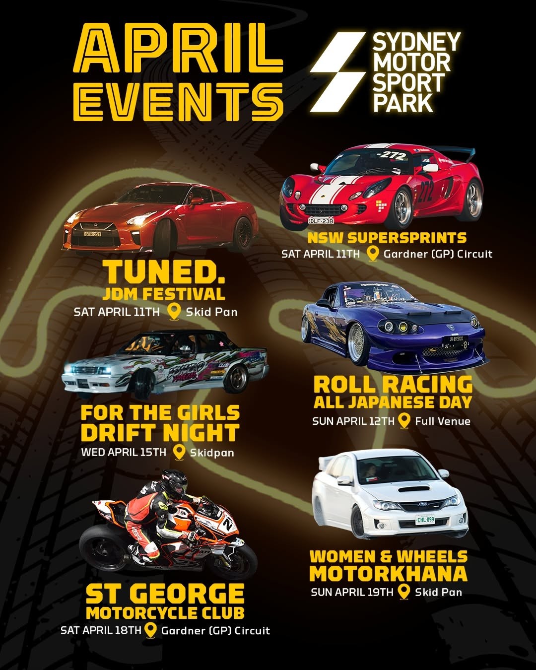 Tuned. JDM Festival — JDM spectator event in Sydney, NSW on Saturday 11 April 2026