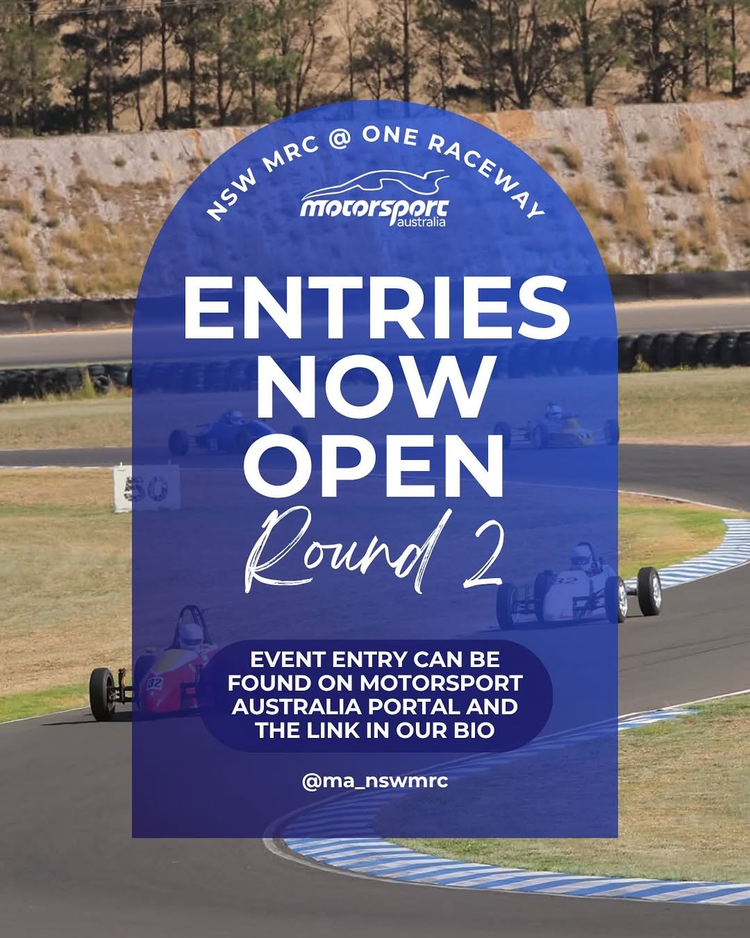 NSWMRC Round 2 — track day in Sydney, NSW on Saturday 9 May 2026