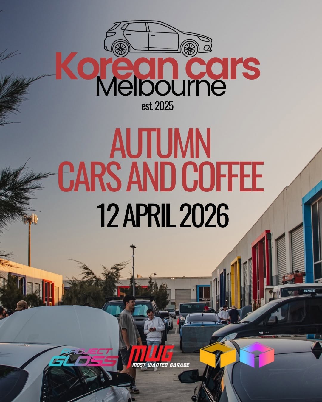 Autumn Cars and Coffee — car meet in Melbourne, VIC on Sunday 12 April 2026