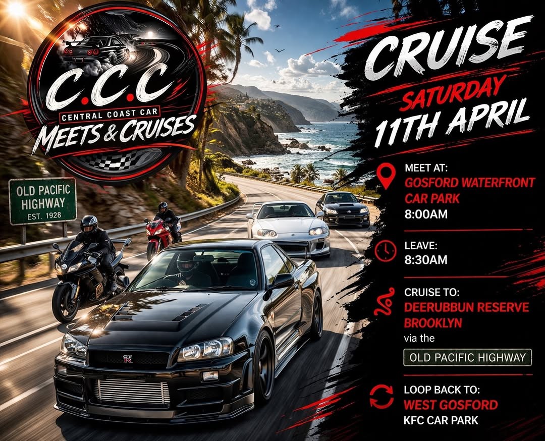 Cruise — car meet in Sydney, NSW on Saturday 11 April 2026