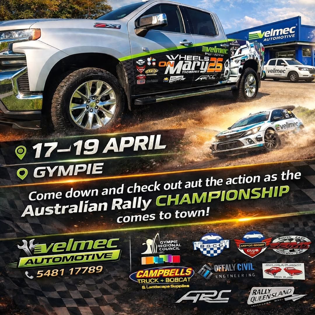 Australian Rally Championship — spectator event in Brisbane, QLD on Friday 17 April 2026