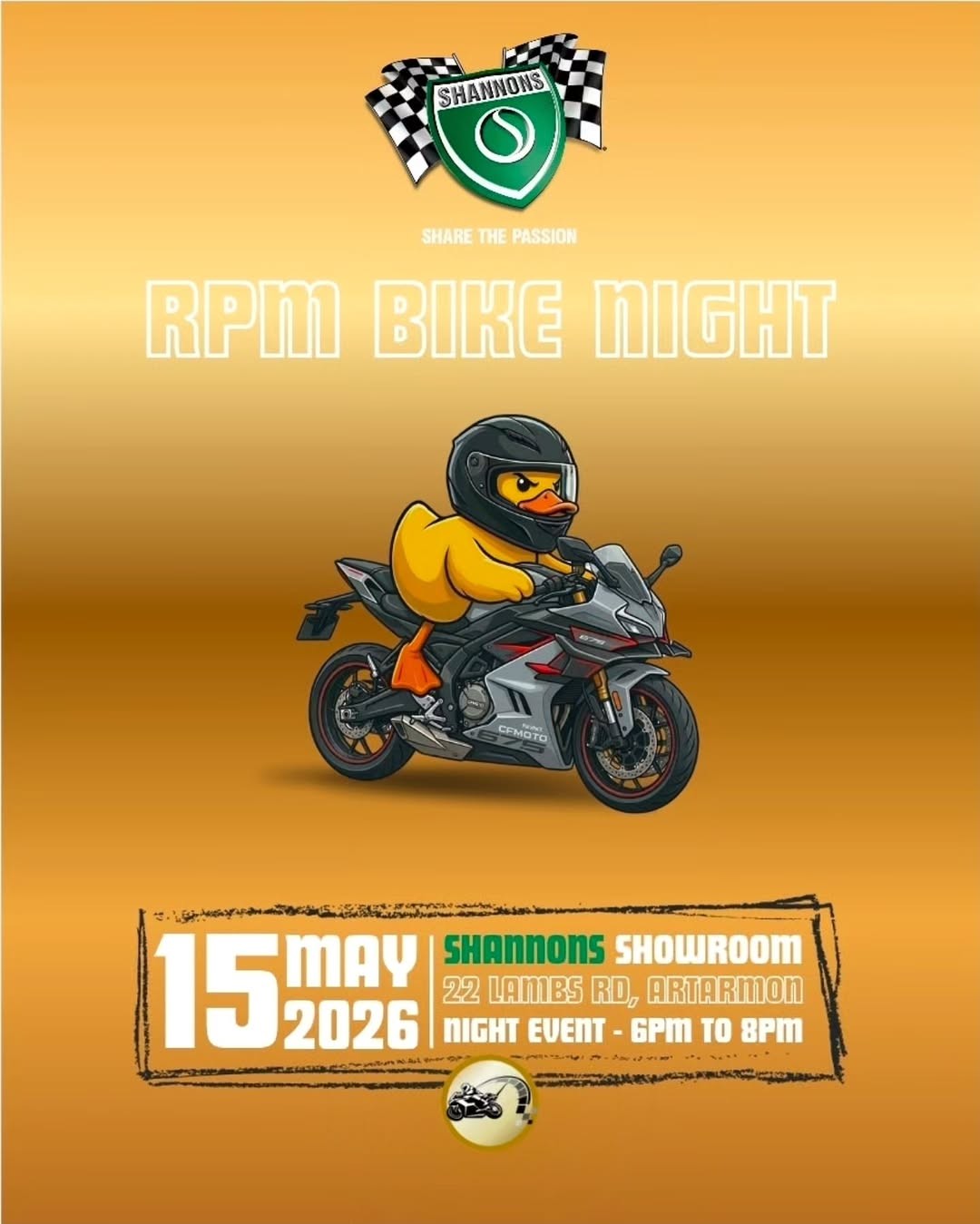 RPM Bike Night — car meet in Sydney, NSW on Friday 15 May 2026
