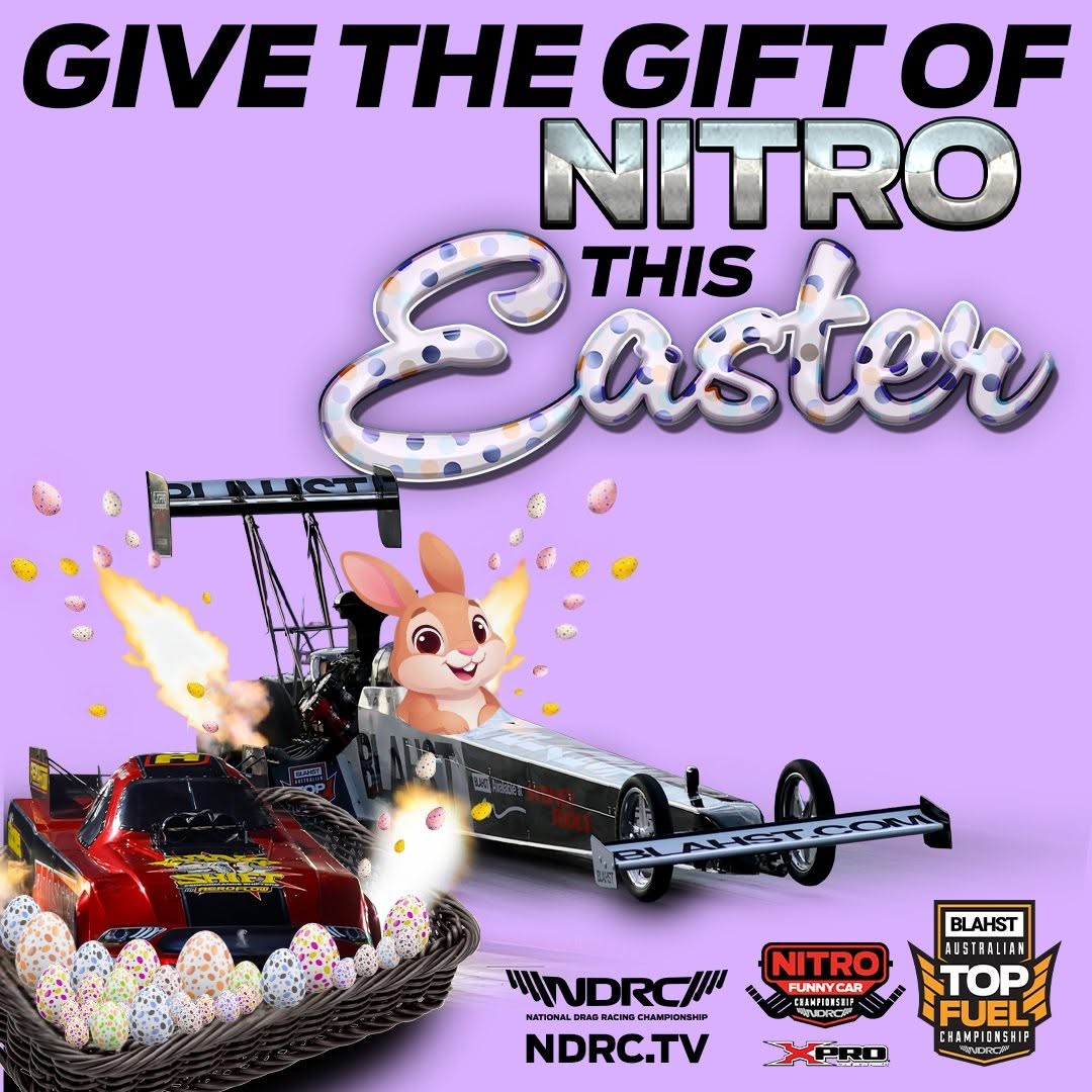 Gulf Western Oil Nitro Champs — Muscle spectator event in Sydney, NSW on Friday 1 May 2026