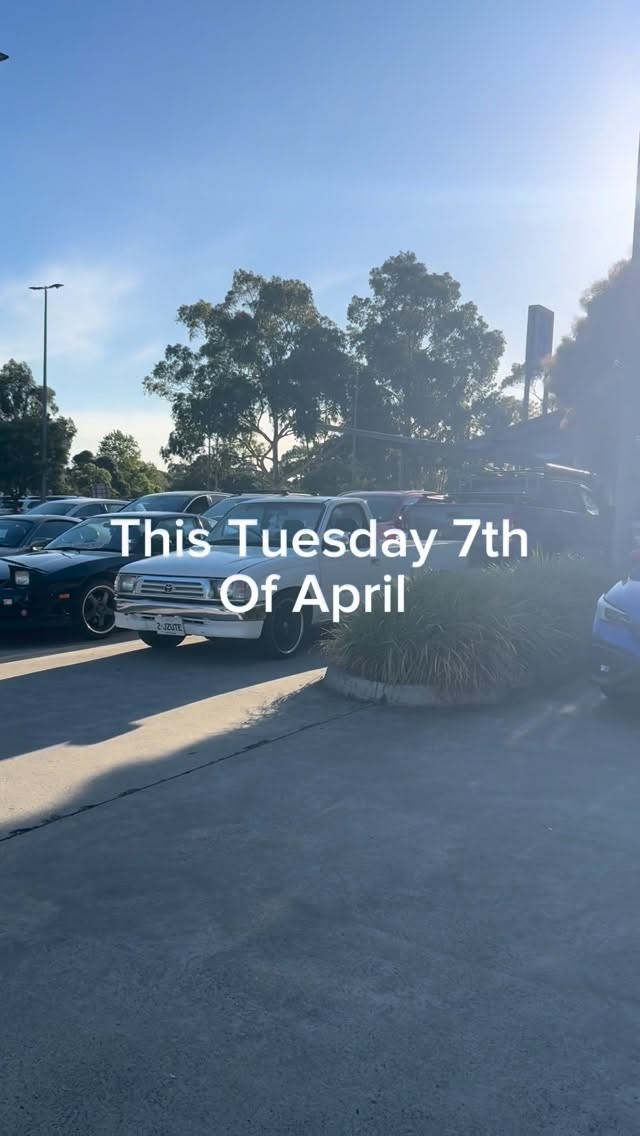 Car meet — JDM car meet in Melbourne, VIC on Tuesday 7 April 2026