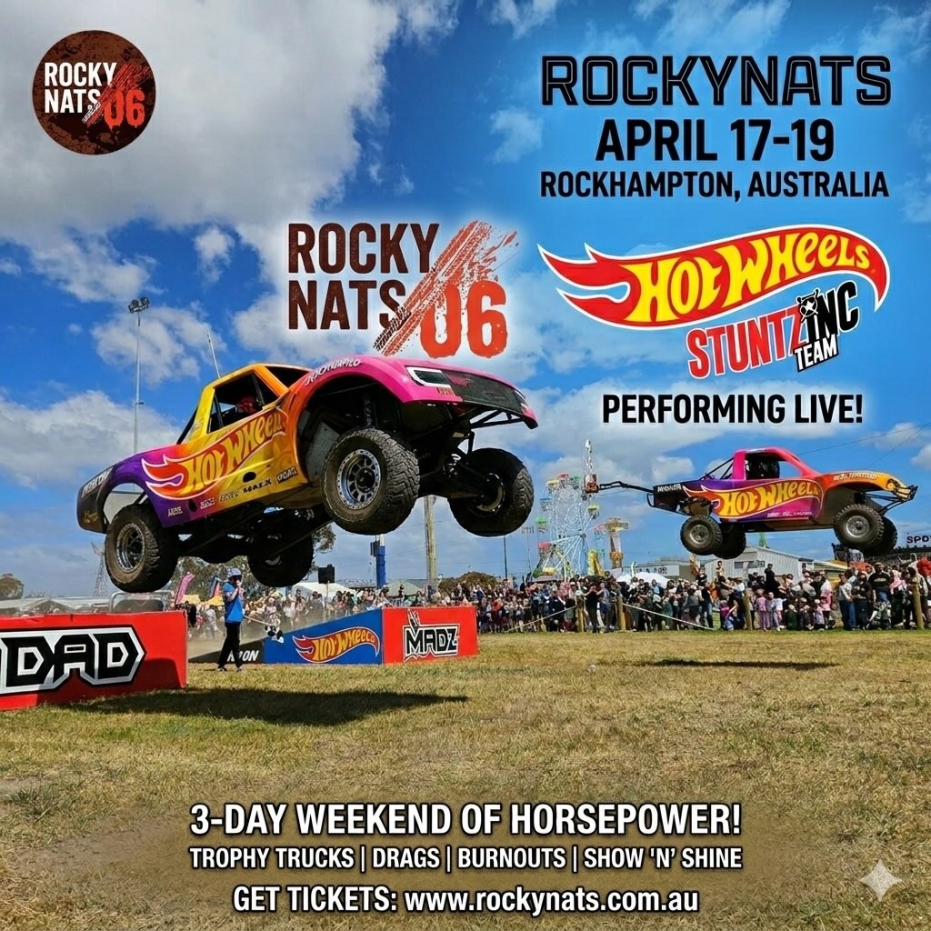 Rockynats 06 — Classic/Muscle spectator event in Brisbane, QLD on Friday 17 April 2026