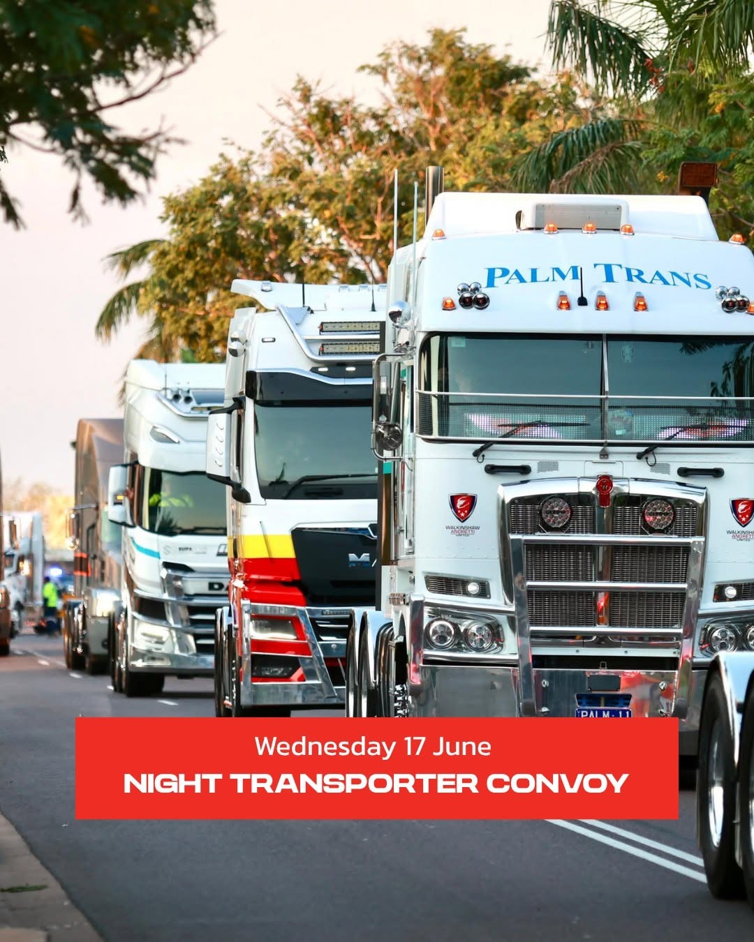Night Transporter Convoy flyer — NT