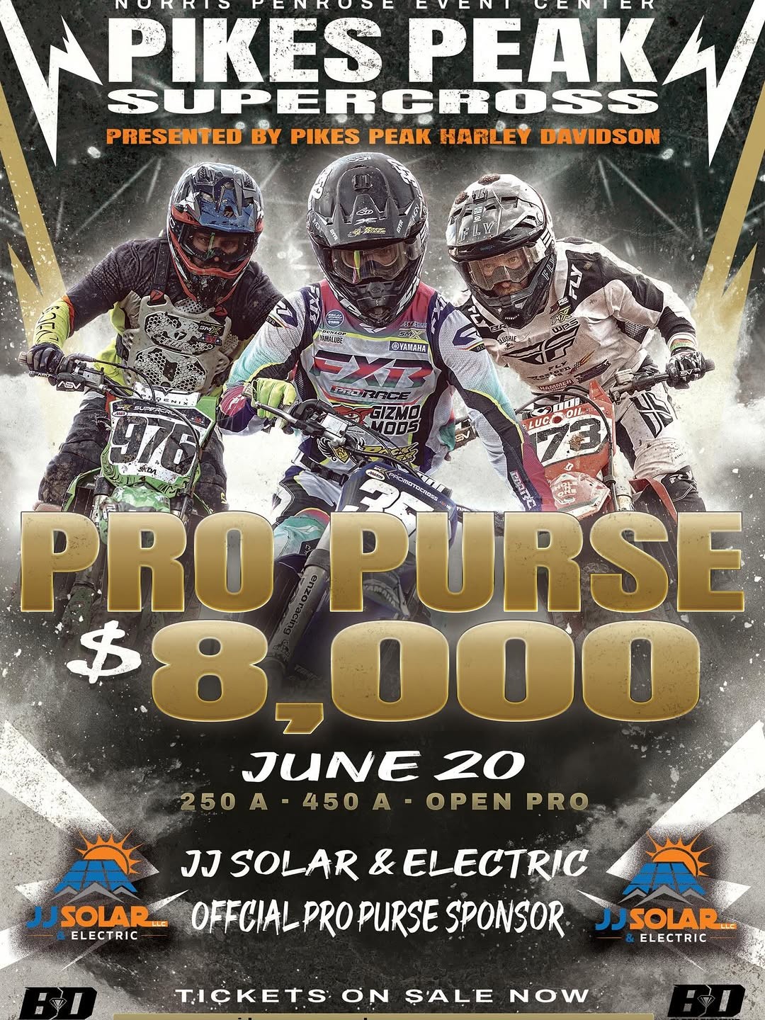38th Annual Pikes Peak Supercross flyer — International
