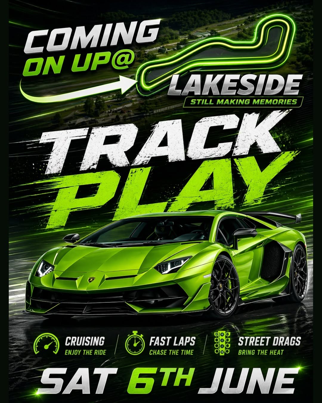 Track Play — Muscle/Exotic track day in Brisbane, QLD on Saturday 6 June 2026